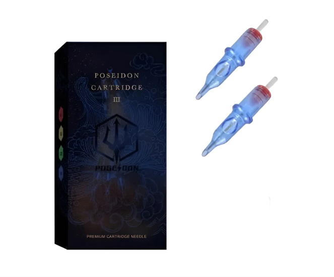 Kit 5un Cartucho Tatuagem Poseidon